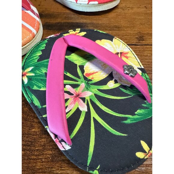 CarrieandCo Flip Flop Drink Coasters - Set Of 3 Flip Flop Drinkwear For Glasses - Picture 6 of 13